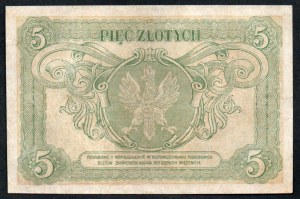 Pologne. 5 Zlotych Constitution de 1925