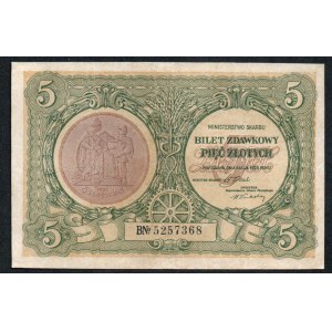 Poland. 5 Zlotych 1925 Constitution