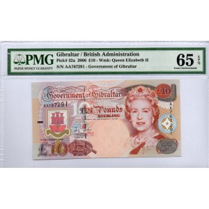 Gibraltar. 10 Pounds 2006