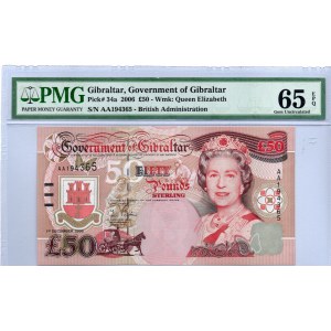 Gibraltar. 50 Pounds 2006