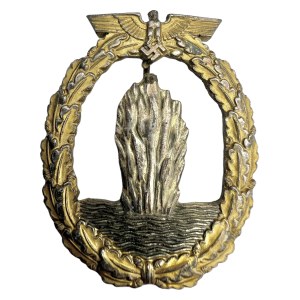KRIEGSMARINE WW2 MINESWEEPER'S WAR BADGE #17