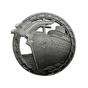 KRIEGSMARINE WW2 BLOCKADE RUNNER'S BADGE #2