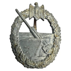 KRIEGSMARINE WW2 COASTAL ARTILLERY WAR BADGE #1