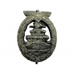 KRIEGSMARINE WW2 HIGH SEAS FLEET WAR BADGE LAPEL PIN