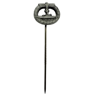 KRIEGSMARINE WW2 U-BOAT WAR BADGE LAPEL PIN #1