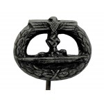 KRIEGSMARINE WW2 U-BOAT WAR BADGE LAPEL PIN #1