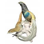 The pair of pheasants by Johann Karl Ens around 1910