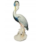 Porcelain heron figurine by Karl ENS