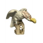 Art Deco figurine of a cockatoo bird, produced by Augarten