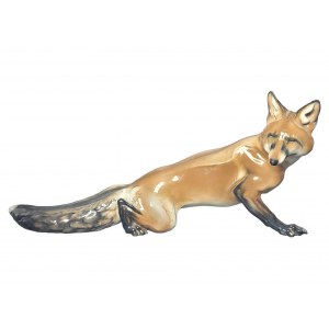 Rosenthal, Art Deco - Theodor Karner - Figurine - RED FOX - Porcelain
