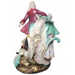 Meissen 1800-1880, krásna veľká figúrka