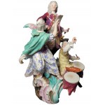 Meissen 1800-1880, krásna veľká figúrka