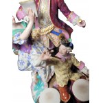Meissen 1800-1880, krásna veľká figúrka