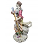 Sculpture Shepherdess, Meissen.