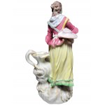 Sculpture Shepherdess, Meissen.