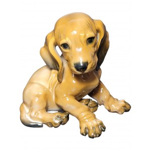 Rosenthal Dachshund Puppy Dog Figurine by Th. Karner #1