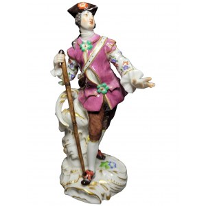 Meissen figure of a Cavalier, 19th Century