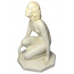 Nude Naked Woman Scheibe-Alsbach Porcelain Figure Bisque Porcelain