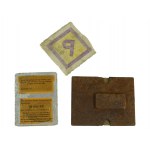 Forced worker ID with badge set from WW2