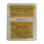 Forced worker ID with badge set from WW2