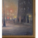 Soter August JAXA-MAŁACHOWSKI (1867-1952), Krakowski Rynek nocą (1933)