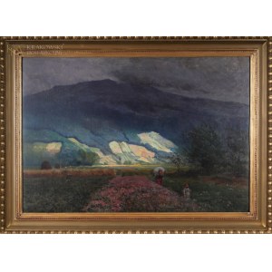 Józef RAPACKI (1871-1929), Przed burzą - powrót z pola (1907)