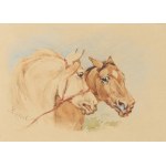 Juliusz KOSSAK (1824-1899), Para koni