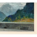 Leszek STAÑKO (1924-2011), Vue des Tatras (1970)