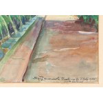 Stanisław JANOWSKI (1866-1942), Cento Fontane w ogrodach Villa d'Este w Tivoli (1925)