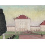 MAJEWSKI (1 poł. XX w.), Dama przed pałacem