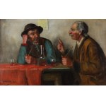 Lajos HORVATH (XX w.), Rozmowa przy fajce i szklance