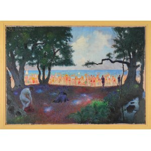 Ludwik LESZKO (1890-1957), Plaża w Orłowie (1932)