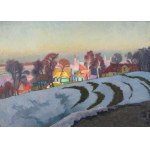 Ludwik LESZKO (1890-1957), Panorama Krakowa (1929)