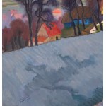 Ludwik LESZKO (1890-1957), Panorama Krakowa (1929)