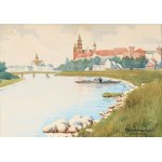 Marian SZCZERBIŃSKI (1899-1981), Zakole Wisły z widokiem na Wawel
