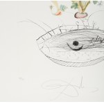 Salvador DALI (1904-1989), Ukłon agrestu (Révérence du groseillier) z cyklu Flordali - Les Fruits (1969)