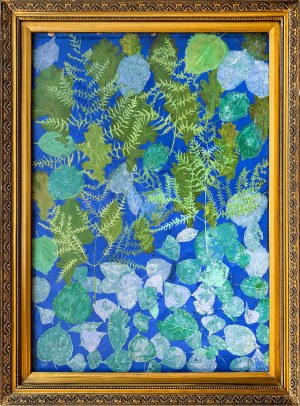 Jacenty WÓJCIK (1940 - 2018), Composition with leaves