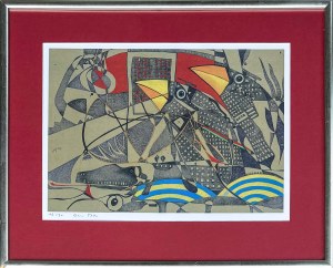 Oliver PRIEBE (1964), Kompozycja z tukanami;