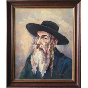 Sławomir Mieleszko (1938-2021), Chasyd w kapeluszu, 1997