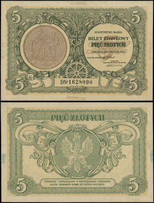 Pologne, 5 zlotys, 1.05.1925