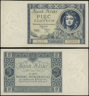 Polsko, 5 zlotých, 2.01.1930