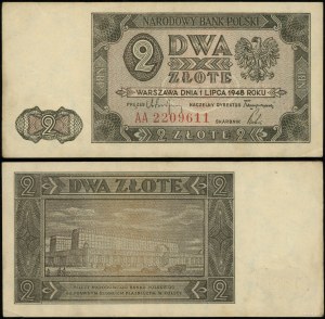 Poland, 2 zloty, 1.07.1948