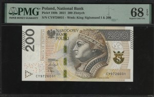 Pologne, 200 PLN, 6.09.2021