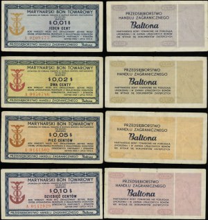 Poland, set of 4 vouchers, 1.07.1973