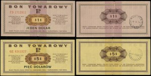 Poland, set of 2 vouchers, 1.10.1969
