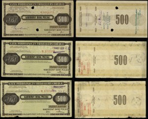 Poland, set of 6 traveler's checks, 1980s.