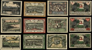 East Prussia, set of 6 vouchers, 11.07.1921