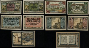 Silesia, set of 5 vouchers, 1920