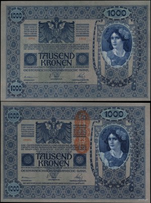 Rakousko, 1 000 korun, 2.01.1902 (1919)