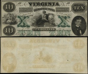 United States of America (USA), $10, 15.10.1862